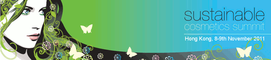 Sustainable Cosmetics Summit header and logo